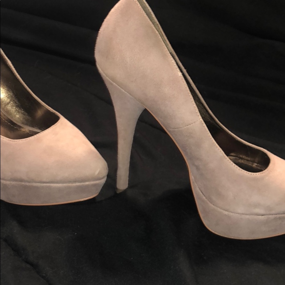 Suede Steve Madden high heels